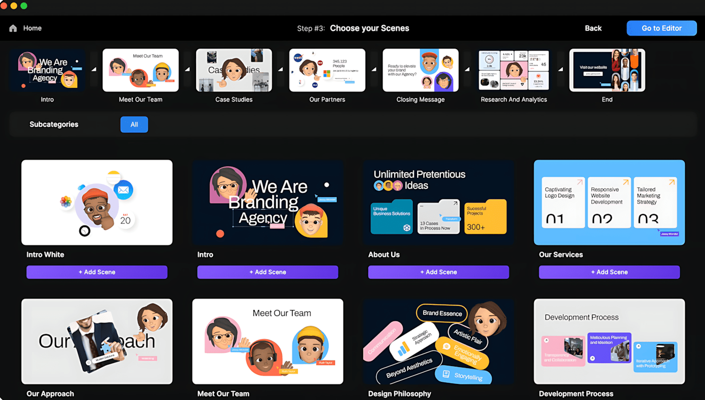 Create Studio features and templates