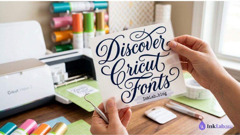 best script fonts for Cricut vinyl cutting and POD