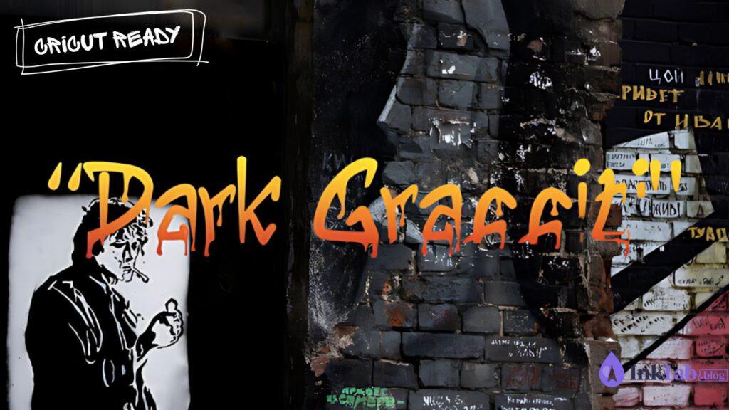 Drak Graffiti Font — aggressive dark streetwear typography preview for Cricut vinyl projects