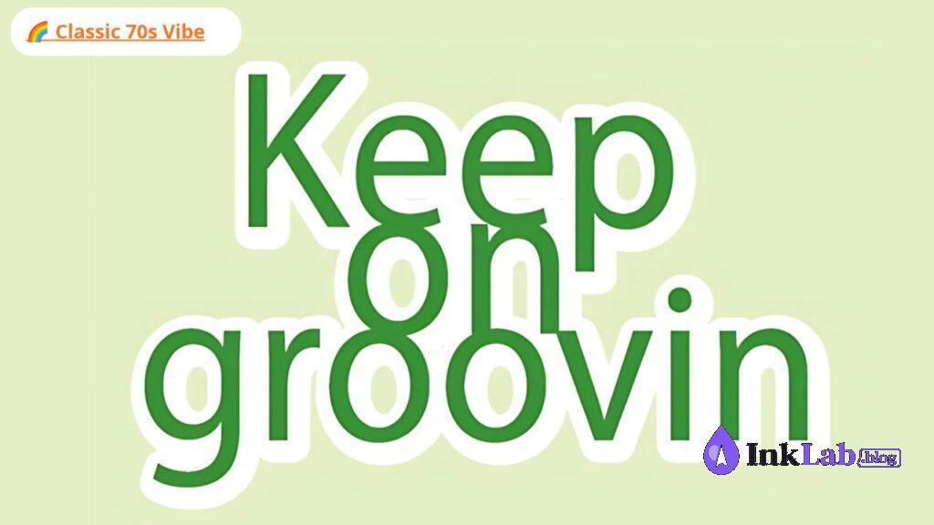 Groovy 70s psychedelic serif font mockup for custom T-shirt design