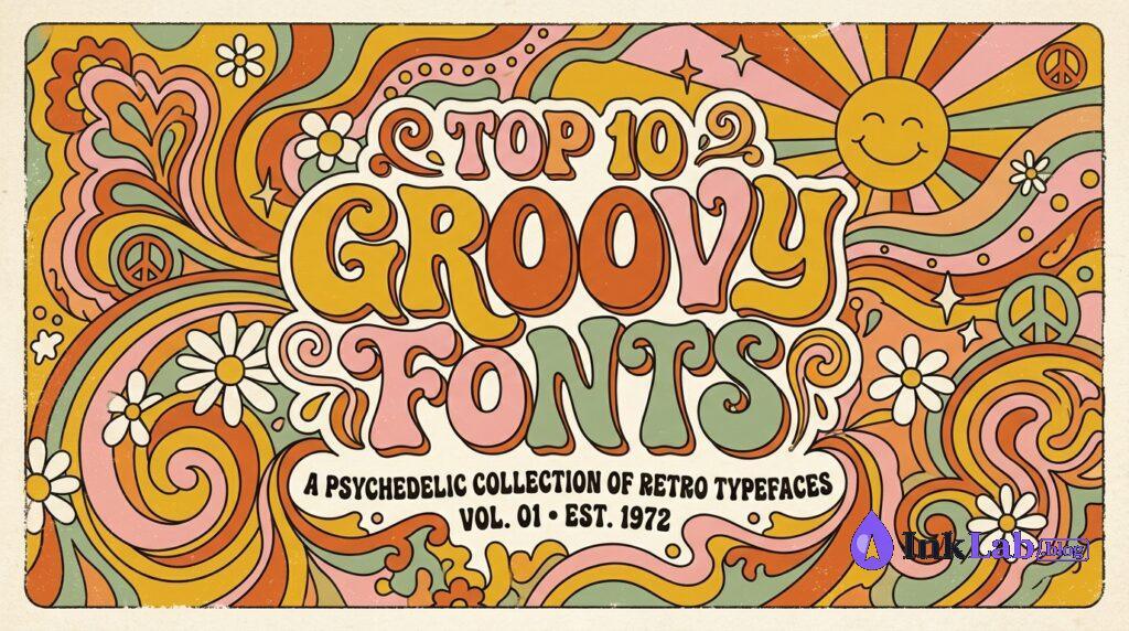 Top 10 Groovy Fonts for T-Shirt Designs — 70s retro wavy typography showcase
