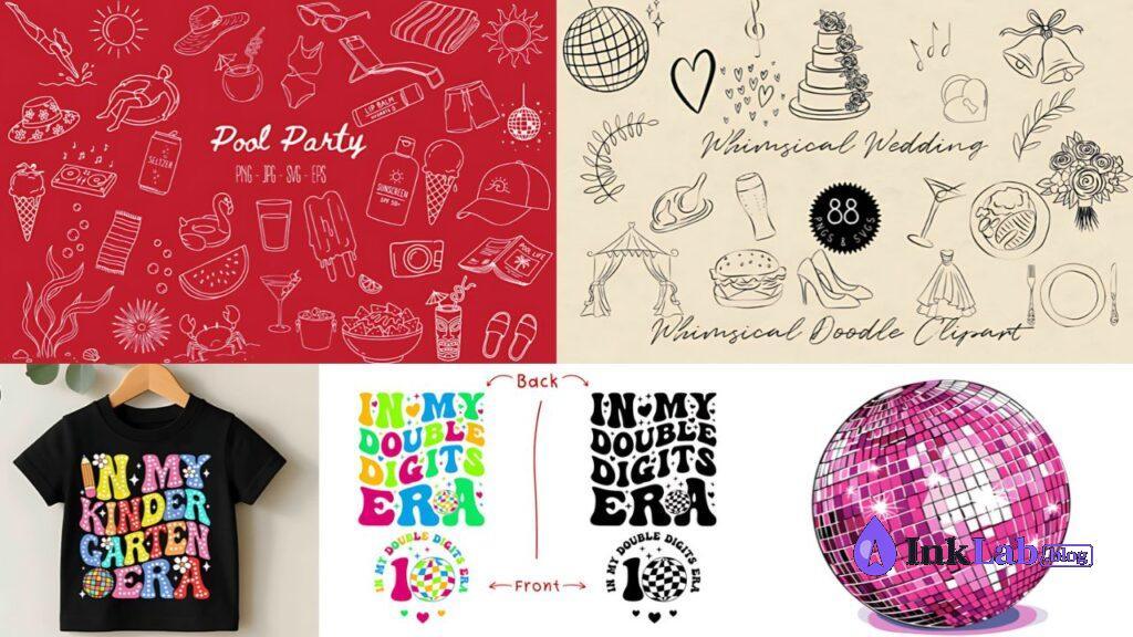 free retro 70s disco ball svg vector graphics for crafts