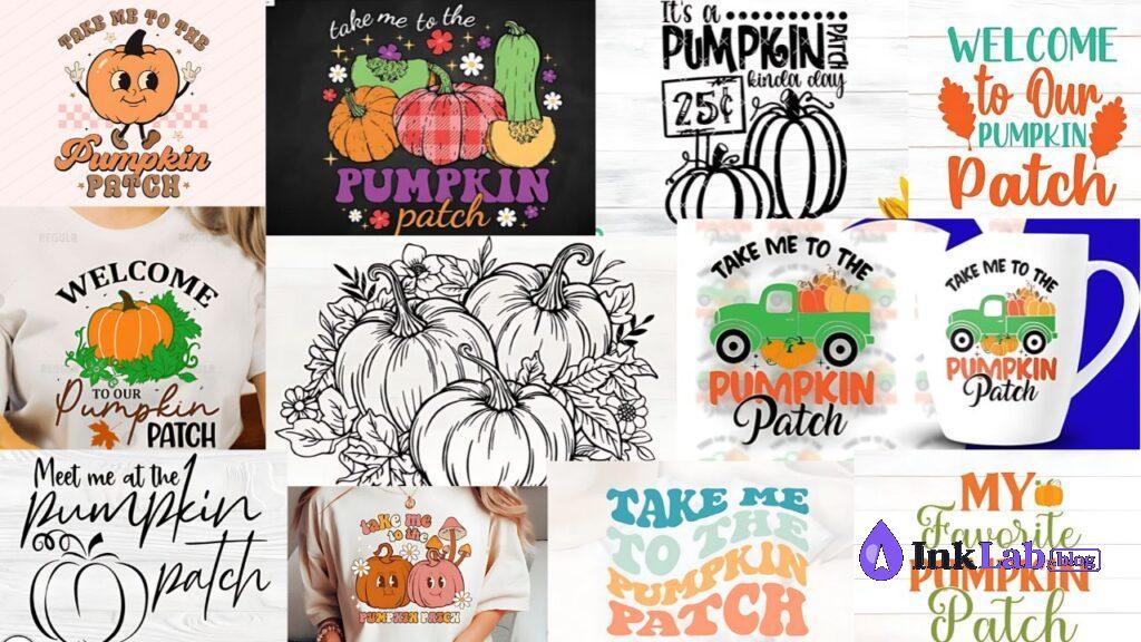 free vintage pumpkin patch market fall svg cut file for porch sign