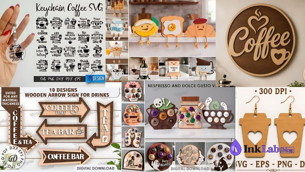 free retro vintage coffee mug svg cut files for cricut and sublimations