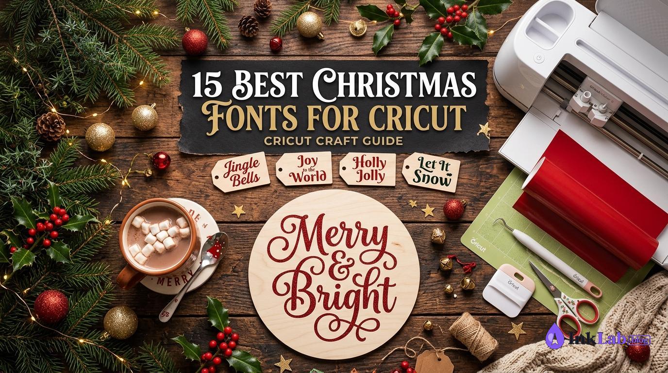 15 Best Christmas Fonts for Cricut, Cards & Crafts